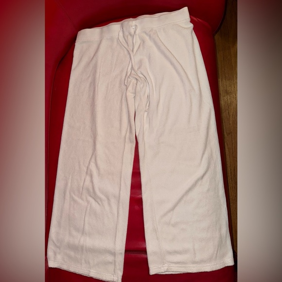 Juicy Couture Pants & Jumpsuits Juicy Couture White Terry Cloth